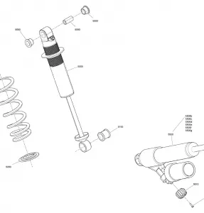 08- Suspension, Rear - Амортизаторы