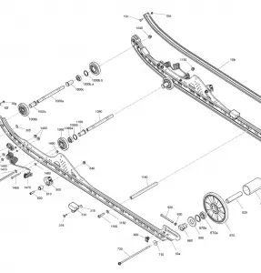 05- Задняя подвеска - Lower Section  - Model 154''