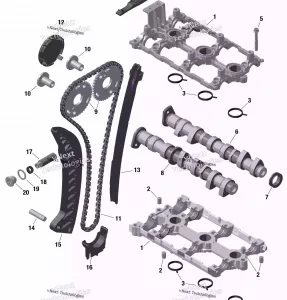 Rotax - Клапанный механизм