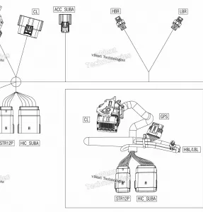 Electric - Hood Wiring Harness - 515179006 - Models Without Touch Screen