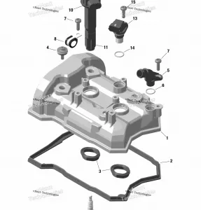 Rotax - Клапанная крышка