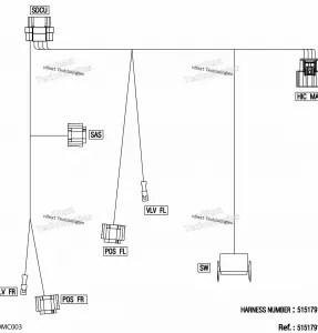 Electric - Suspension Wiring Harness - 515179149