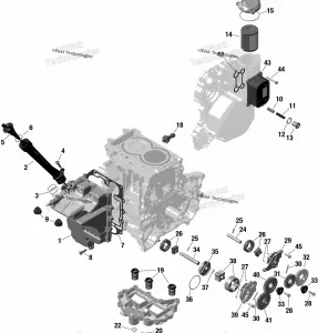Rotax - Система смазки двигателя