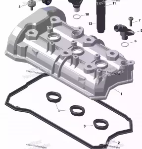 Rotax - Клапанная крышка