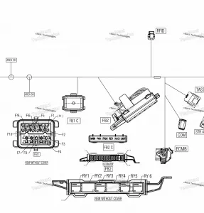 Electric - Главный жгут проводки - 515178729 - Model With Track 20" Wide