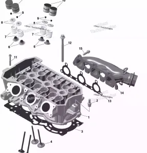 Rotax - Головка блока цилиндров