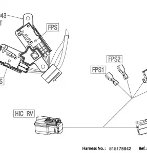 08- Electric - Reverse Wiring Harness - 515178942