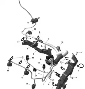 01- Rotax - Двигатель Harness