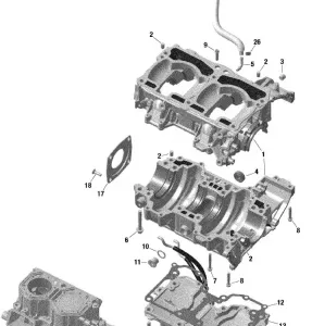 01- Картер - Manual and Electric Start