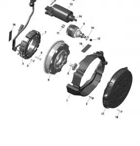 01- Rotax - Magneto - Manual and Electric Start