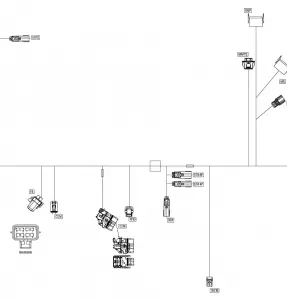 08- Главный жгут проводки - 515178794 - E-TEC SHOT Двигатель Starter