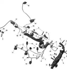 01- Rotax - Двигатель Harness - Shot