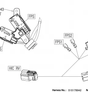 08- Electric - Reverse Wiring Harness - 515178942