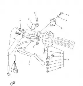 HANDLE SWITCH LEVER