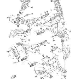 FRONT SUSPENSION WHEEL