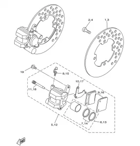 FRONT BRAKE CALIPER