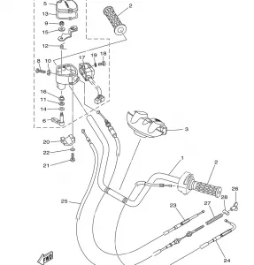 STEERING HANDLE CABLE