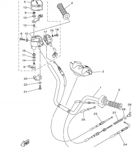 STEERING HANDLE CABLE