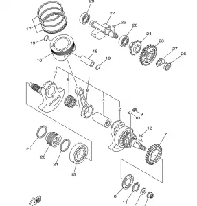 CRANKSHAFT PISTON