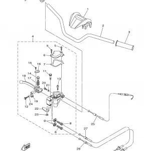 STEERING HANDLE CABLE