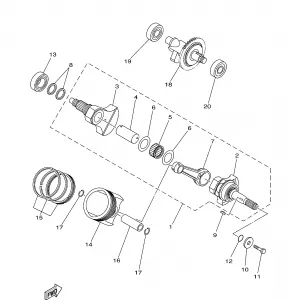 CRANKSHAFT PISTON