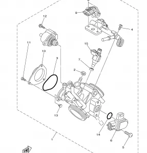 THROTTLE BODY в сборе