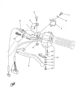 HANDLE SWITCH LEVER