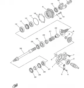 MIDDLE DRIVE GEAR