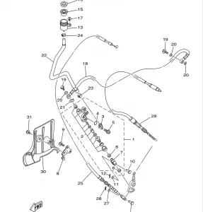 REAR MASTER CYLINDER