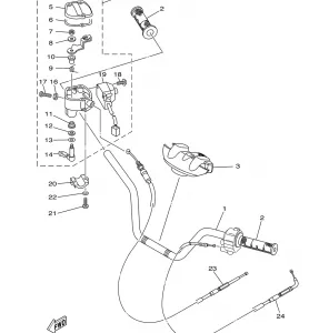 STEERING HANDLE CABLE