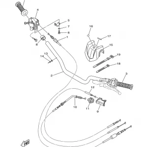 STEERING HANDLE CABLE