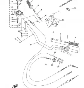 STEERING HANDLE CABLE