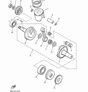 CRANKSHAFT and PISTON