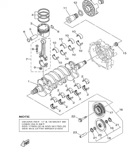 CRANKSHAFT and PISTON