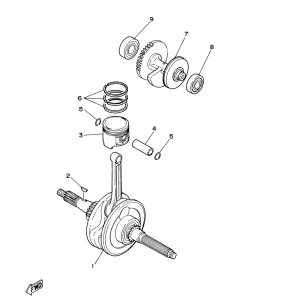 CRANKSHAFT and PISTON