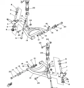 FRONT SUSPENSION and WHEEL