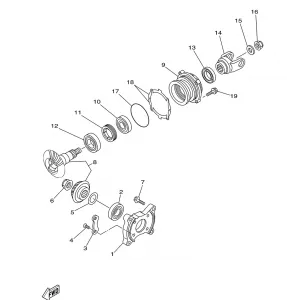 MIDDLE DRIVE GEAR