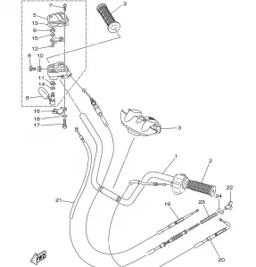 STEERING HANDLE and CABLE