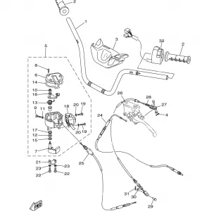 STEERING HANDLE CABLE