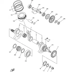 CRANKSHAFT PISTON