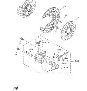 FRONT BRAKE CALIPER