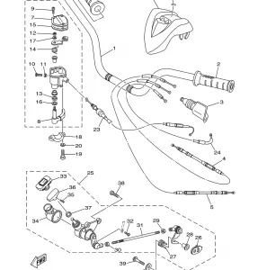 STEERING HANDLE and CABLE