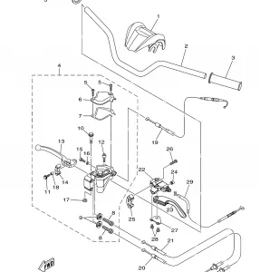 STEERING HANDLE CABLE