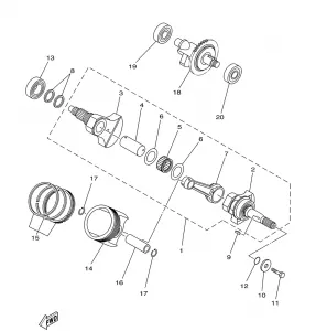 CRANKSHAFT and PISTON