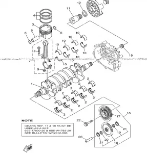 CRANKSHAFT and PISTON