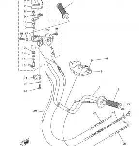 STEERING HANDLE CABLE