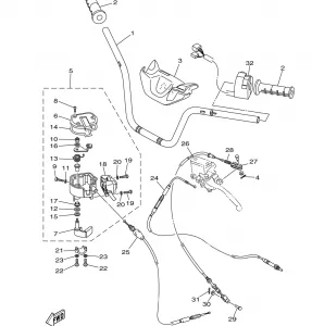 STEERING HANDLE  CABLE