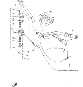 STEERING HANDLE CABLE