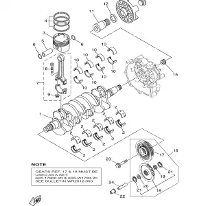 CRANKSHAFT and PISTON