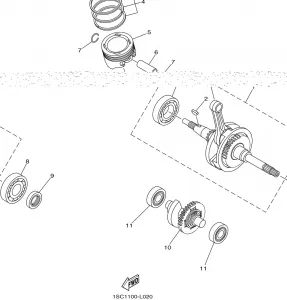 CRANKSHAFT PISTON